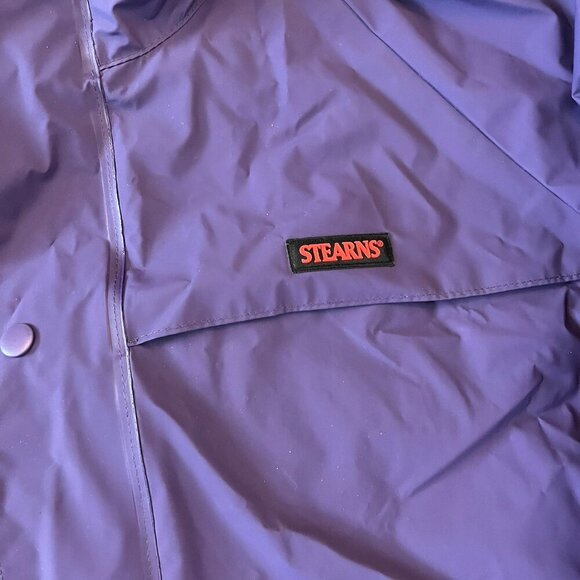Sterns Dry Wear Rain Suit Purple Size Large Pants And Jacket - Picture 4 of 14